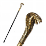 Cobra Head Luksuslikud jalutuskepid Meeste K&otilde;ndimiskepp Meeste Elegantne Mood Vintage K&auml;sikepp Naiste K&otilde;nnikepp kuld