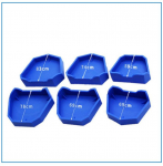 Dental plaster model tray base plastic Base Molds Tool Impression Tray S/M/L each one