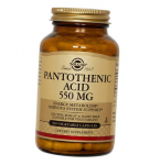 Pantoteenhape, pantoteenhape 550, Solgar 100 k&ouml;&ouml;giviljakapslit (36313121) 100vcaps