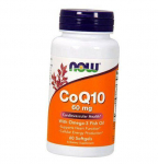 Koens&uuml;&uuml;m Q10 ja kala&otilde;li, CoQ10 60 oomega 3-ga, Now Foods 60 geelikapslit (70128026) 120softgels