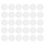 30tk Kazoo membraanid fl&ouml;&ouml;di membraanid Kazoo membraan plastikust muusikariistade tarvikud valge