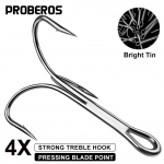 Peibutusankru konks suur objekt Kolme k&uuml;&uuml;nega oda konks liblikas konks Kolmeharuline konks Neljakordne tugevdatud must kalakonks 10 t&uuml;kki/kott 6/0#(10pcs)