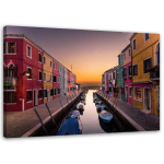 L&otilde;uendiprint Venice Canal City Itaalia 60x40 mitmev&auml;rviline