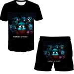 Summer Five Night At Freddy Riietus&uuml;likonnad 3D-printimine S&uuml;nnip&auml;evapeokingitused Riidekomplektid Poistele T&uuml;drukutele FNAF Multifilmi vabaaja r&otilde;ivad 100