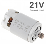 RS550 alalisvoolumootorid 10,8 V / 12 V / 14,4 V / 16,8 V / 18 V / 21 V / 25 V puurmootor 9/11/12 hambaga suure p&ouml;&ouml;rdemomendi k&auml;igukastiga elektritrelli jaoks 21V 11T