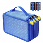 72/52/32 auguga neljakihiline naeratava n&auml;o pliiatsi kott Sketch Paint Pintsel V&auml;rviline pliiatsi&uuml;mbris Suure mahutavusega &uuml;hev&auml;rviline pliiatsikott 72 holes