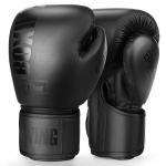 FIVING 10 12 14 16oz poksikindad PU-nahast Muay Thai Guantes De Boxeo Free Fight MMA Sandbag treeningkindad meestele 6oz must
