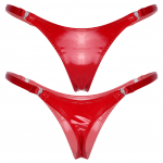 Naiste Bikiinip&uuml;ksid Madala v&ouml;&ouml;kohaga S&uuml;damekujulise Pandlaga Alusp&uuml;ksid Aluspesu S punane