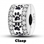 Turvakett Klamber 925 Sterling Silver Cz Pave Clip Charms Daisy Beads Fit Kaelakee K&auml;ev&otilde;ru Ehted Naistele