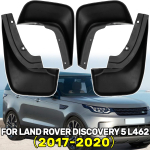 4 PCS Car Mud Flaps For Land Rover Discovery 5 L462 2017- Front & Rear Mudguards Splash Guards Fender Mudflaps white