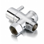 1/2 3/4 Chrome 3-suunaline T-adapter du&scaron;ipea juhtklapp vannisegisti kraani jaoks