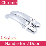 Volkswagen VW New Beetle 1998~2011 kroomitud uksek&auml;epideme kate auto tarvikud kleebised kaunistuse komplekt 1999 2001 2003 2005 2007 Handle 2 Door white