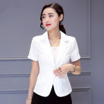 Suvine v&auml;ike &uuml;likond, &otilde;huke naiste jope, l&uuml;hike &otilde;huke Candy v&auml;rvi l&uuml;hikeste varrukatega &uuml;likond naiste &uuml;hev&auml;rvilised topid XXXL valge