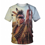 Uued 3D-printidega Indiaanlased Graafilised t-s&auml;rgid Suvemood Isiksus Vintage t-s&auml;rk Huvitav iseloomumuster Meeste t-s&auml;rk Top XL