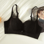 Kevad ja suvi Uued tooted Terasest r&otilde;ngasteta rinnahoidja Mugav seksikas pitsist aluspesu Naistele kogutud hingav reguleeritav naiste rinnahoidja 34/75AB beež