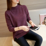 Naiste l&otilde;hestatud l&otilde;hestatud kampsun, talv, kaelus, pullover, naiste Korea kudumid, džemprid XL