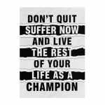 &Auml;rge loobuge Tsiteeri Inspireeriv sein Motiveeriv Edukas maailm L&otilde;uendimaaling Kunst Moodne plakatid Elutuba Kodukontor J&otilde;usaali sisustus Cuadros 20x30cm No Frame valge