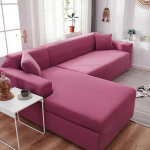 Tavalised nurgadiivanikatted elutuppa elastne spandex diivanikate, venivad katted, L-kujuline diivan, vaja osta 2tk diivanikatet XLarge(235-300cm)1pc s&auml;rav punane v&auml;rv