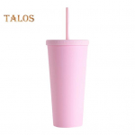 720 ml kohvikumm kaane ja &otilde;lgedega topeltseinaga vaakum-reisikohvikruus laia suuga lekkekindel korduvkasutatav veetass 720ML oranž