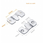 Roostevabast terasest koduraamiga peegli konksud m&ouml;&ouml;bli pistikud