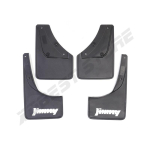 4 TK poritiib Porikaitse Poriklapid Kaitsed Pritsmekaitse Poriklapid Autotarvikud Poritiivad Ees Taga Suzuki Jimny JB64 JB74 jaoks with logo black black