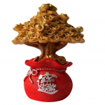 Creative Money Tree Figurine Peen erksav&auml;rviline ilmastikukindlus