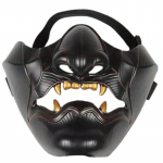 Maskshalf Samurai Decor Cosplay Meeste Toa Kost&uuml;&uuml;m Jaapani Oni Peo Demonface Masquerade Karneval n&auml;omaskid Meeste Kabuki Horror must
