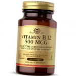 Vitamiin B12, ts&uuml;anokobalamiin, vitamiin B12 500, Solgar 100 tab (36313092) 100tab