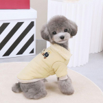 S&uuml;gistalvine lemmikloomakoerad riided kutsikariided kaisukoer talv paksendatud soe puuvillane mantel Talvine kassi koera jope mantel Lemmiklooma soe puuvillane vest S sinine