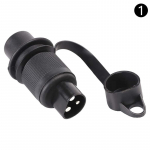 12 V 3-kontaktilise pistikupesaga haagise adapteri toitejuhtme pistikupesa pistik veoautotraktori jaoks 2
