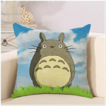 Armas multikas Totoro armas padjap&uuml;&uuml;ri kate ruudukujuline t&scaron;int&scaron;iljade padjakate diivanile kodu Capa De Almofadas 45x45