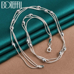Pearl Snake Chain Kaelakee H&otilde;bedane Peokingitus Moeehted 45cm
