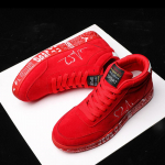 MCTIN Couples Kingad N&ouml;&ouml;ritavad naiste platvormiga tossud vabaaja vulkaniseeritud jalatsid meestele 36 punane