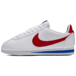 Nike Classic Cortez Nahast Valge Punane Naiste Tennised 807471-103 37.5