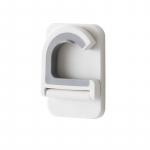 2tk mopihoidja seinakinnitusharja mopi riidepuu ilma l&ouml;&ouml;gita isekleepuv vihmavarju mopiklambri korraldaja hoiurest Vannitoa tarvikud 1pc valge