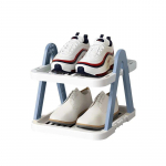 Reguleeritav lauaarvuti hoiustamisriiul laud Mitmesugused esemed Reguleeritav riiul, meigikorraldajad Multifunktsionaalne virnastatav kingariiul S&auml;&auml;stke ruumi 2layers sinine