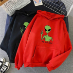 Alien Hoodies Unisex Naiste Mood Robot-Huputs Laste Hip Hop Hoodie Unisex Mantlid Pullovers Unisex R&otilde;ivad Naiste Pusad Br&auml;nd 2XL