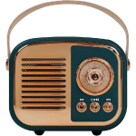 Retro Bluetooth-k&otilde;lar, vanaaegne juhtmevaba k&otilde;lar, kaasaskantav miniraadio vanamoodne stiil, toetab iPhone'i TWS-i sidumist, Android-seadmeid roheline