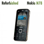 Renoveeritud Nokia originaal Nokia N78 3G lukustamata mobiiltelefon 1 battery 1 charger must