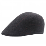 Mehed Newsboy Cap Flat Top Cap Berett Briti Keskealine Puuvillane Soe Forward Cap Peaked Cap Driver Ivy Hat tumehall v&auml;rv