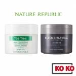 [Nature Republic] Toner Pads 2 Types / Tee Tree Ampoule Pad / Black Charcoal Pore Toner Pads / 50 Sheets Tee Tree (50sheet)