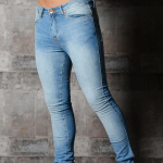 Uued meeste kitsad Uued &uuml;hev&auml;rvilised Denim Chinos Trend Straight teksad L gray