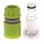 Veepistiku filtri auto puhastaja survepesuri vooliku toru klapi adapter roheline