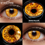 Eyeshare 1paar v&auml;rvilised kontaktl&auml;&auml;tsed silmadele Anime Cosplay v&auml;rvilised l&auml;&auml;tsed Halloweeni hullud l&auml;&auml;tsed Eye Beauty meigil&auml;&auml;tsed