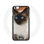 iPhone 6 &uuml;mbris Siiami kassi sinised silmad