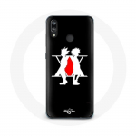 Huawei P20 Lite Hunter x Hunter Manga logo musta taustaga &uuml;mbris
