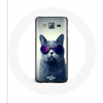 &Uuml;mbris Samsung Galaxy j5 Cat Purple Style prillidele