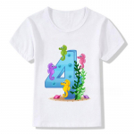 Kid armas 1-9 s&uuml;nnip&auml;eva numbritr&uuml;kiga T-s&auml;rk Laste s&uuml;nnip&auml;evapoisile Loomaarmastaja T-s&auml;rk Poisile ja t&uuml;drukule naljakas kingitus kingitus 2T(90cm)