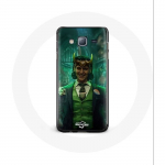 &Uuml;mbris Samsung Galaxy J3 2016 Loki Thor Ragnarok jaoks koos kiivriplakatite tegelaste seeria 1. hooajaga