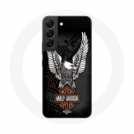 &Uuml;mbris Samsung Galaxy S22 Harley Davidsoni kotka logoga